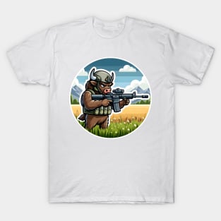 Tactical Bison Buffalo T-Shirt